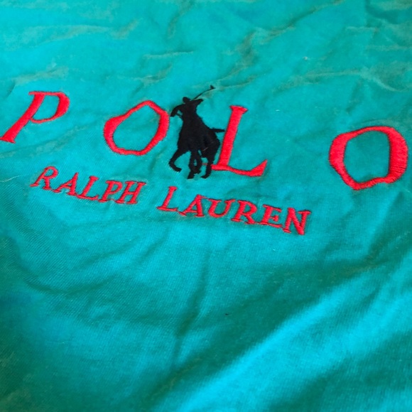 VTG Polo Ralph Lauren Embroidered bootleg shirt - Picture 2 of 3